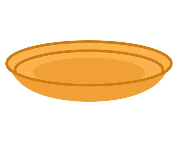 Vaisselle Vaisselle Ustensile Cuisine Icône Isolé — Image vectorielle