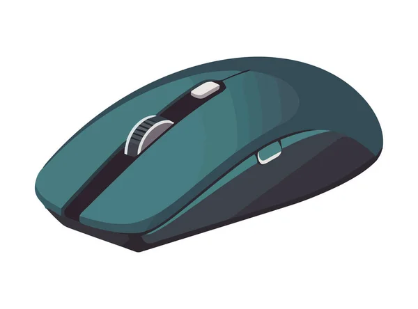 Ícone Mouse Computador Moderno Símbolo Tecnologia Isolada —  Vetores de Stock