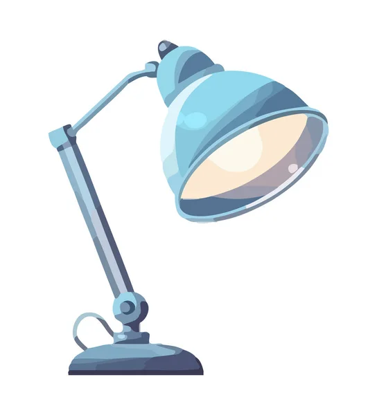 Lumière Lampe Électrique Icône Isolée — Image vectorielle