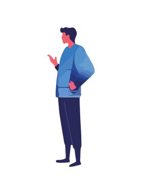 Başarılı iş adamı ikonu izole edildi