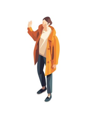 Başarılı iş adamı güveni ve güç simgesi izole edildi