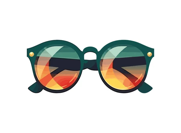 Sunglass Fashion Illustration Vector Icon Isolated — Stock Vector