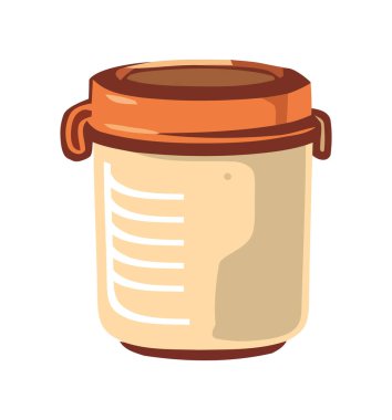 Sarı etiketli gurme sıvı yiyecek ikonu izole