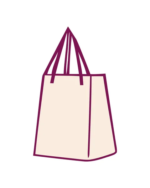 零售商业图标购物袋图标设计隔离 — 图库矢量图片