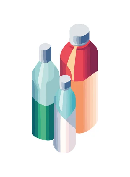 白色背景设计中孤立的药瓶图标 — 图库矢量图片