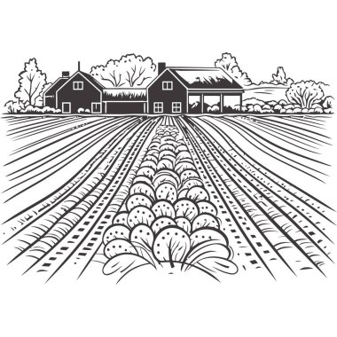 Organik tarım sağlıklı yiyecek ikonunu izole etti