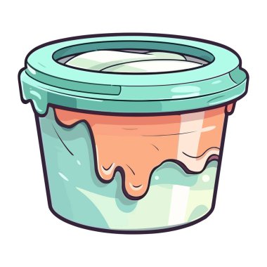 Boya, arkaplan simgesine sıvı dökebilir