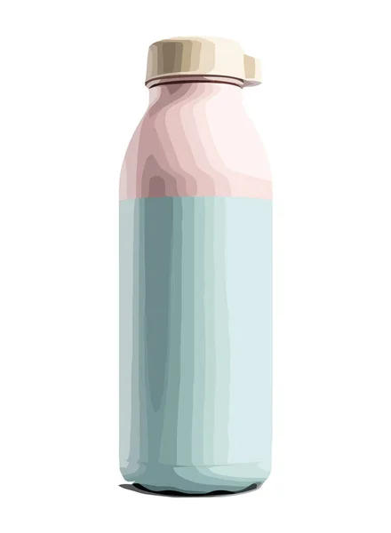分離された液体アイコン用の瓶包装 — ストックベクタ