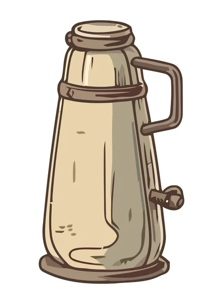 Mug Bière Mousseuse Symbolise Célébration Icône Rafraîchissement — Image vectorielle