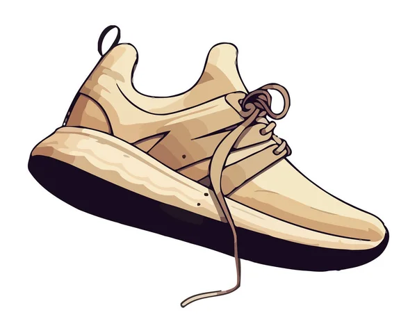 流行运动鞋设计图标隔离 — 图库矢量图片