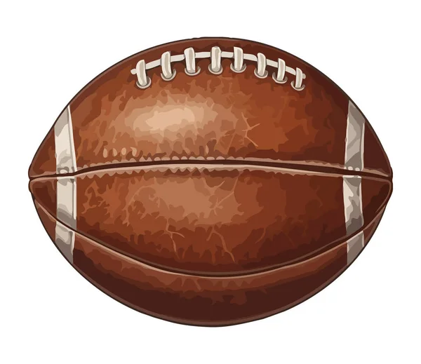 Мяч Спортивного Инвентаря Белом Фоне — стоковый вектор