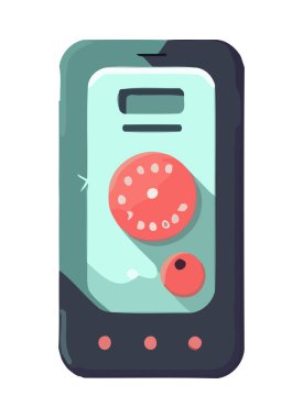 sıcaklık düzenleyici aygıt simgesi izole