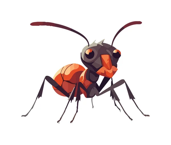 Ikona Zvířecího Hmyzu Izolována — Stockový vektor