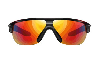 Güneş gözlüğü bir moda aksesuarı ikonu izole edildi