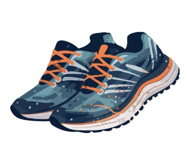 Koşu ayakkabısı sporcuların sağlıklı yaşam tarzını sembolize eder.