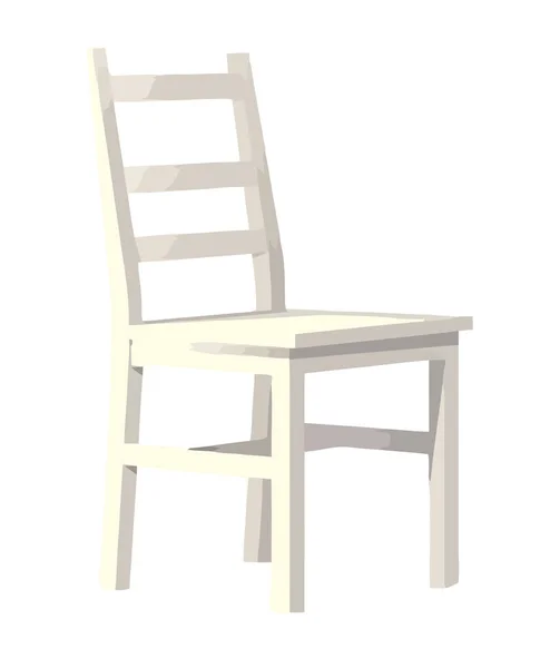 古旧椅子家具图标隔离 — 图库矢量图片