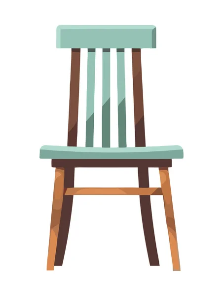 Icône Moderne Meubles Chaise Dessin Animé Isolé — Image vectorielle