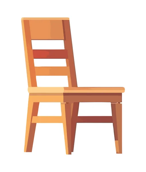 室外图标隔离用舒适木制长椅 — 图库矢量图片