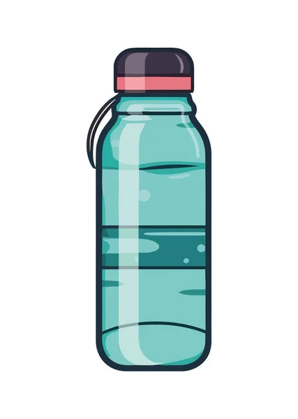 Іконка Медичної Пляшки Рідка Капсула Значка Полегшення Хвороб — стоковий вектор