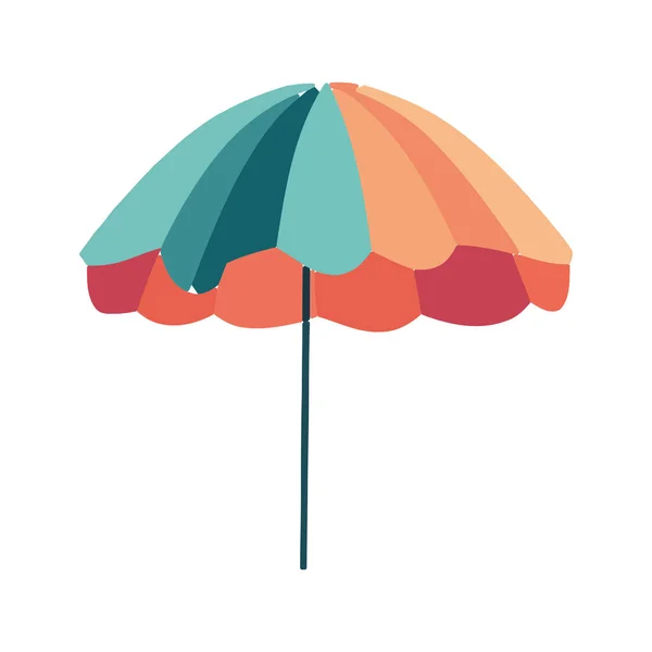 Parapluie Symbolise Saison Des Pluies Icône Isolé — Image vectorielle