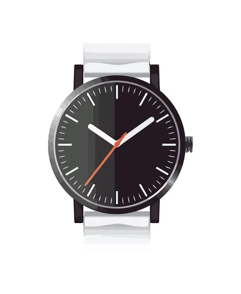 Изолированный Дизайн Таймера Wristwatch — стоковый вектор