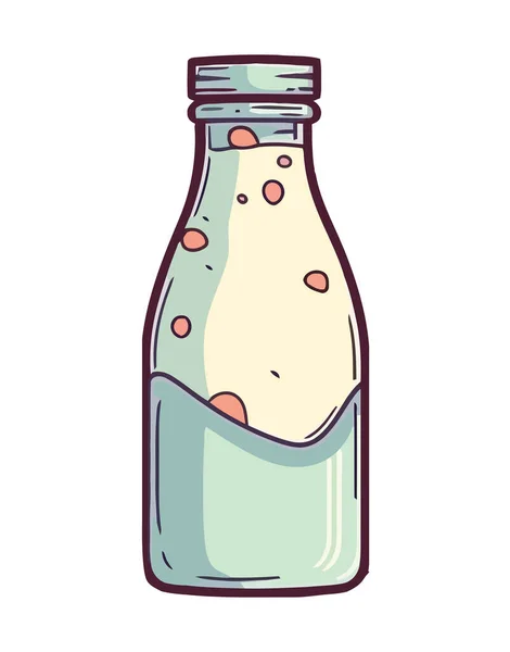 Свіжий Холодний Напій Пляшці Ізольований — стоковий вектор