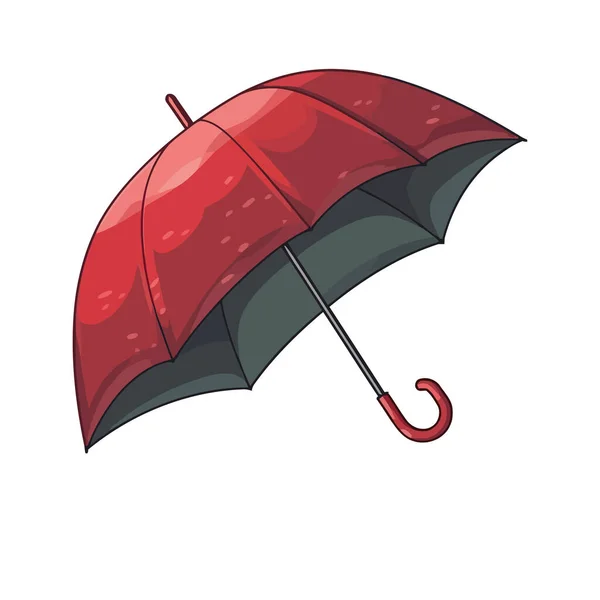Odstínění Před Deštěm Izolovanou Ikonou Deštníku — Stockový vektor