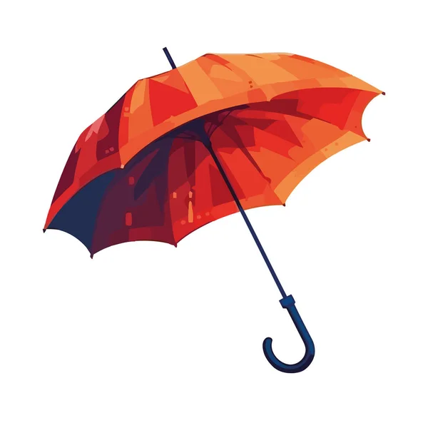 Paraguas Seguro Del Icono Del Tiempo Aislado — Vector de stock