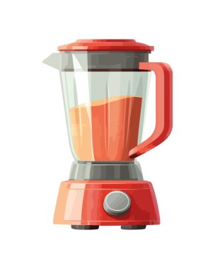 Modern blender simgesinde taze meyve suyu izole edildi