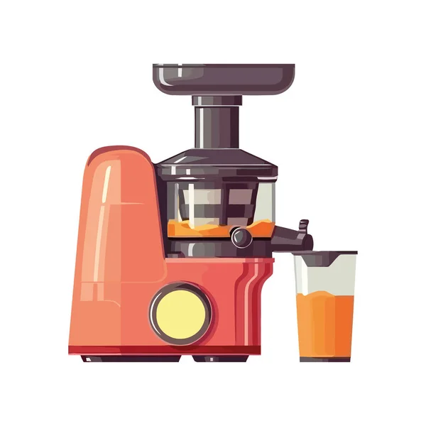 Juice Maker Brews Fresh Beverage Icon Isolated — Stock Vector