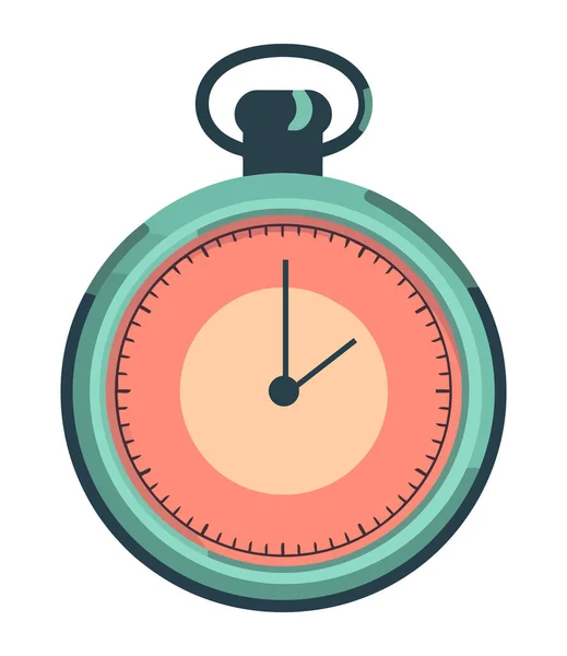 Chronometer Snelheid Timer Pictogram Geïsoleerd — Stockvector