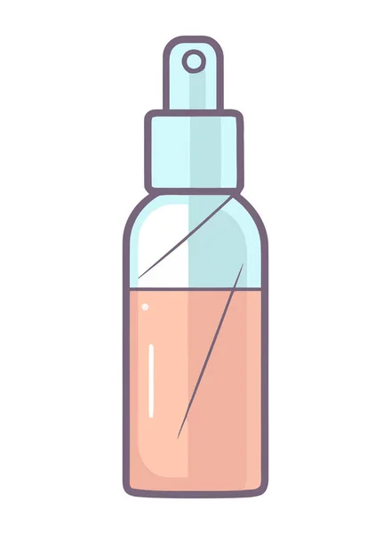 Simbolo Sanitario Sull Icona Del Vettore Progettazione Della Bottiglia Della — Vettoriale Stock