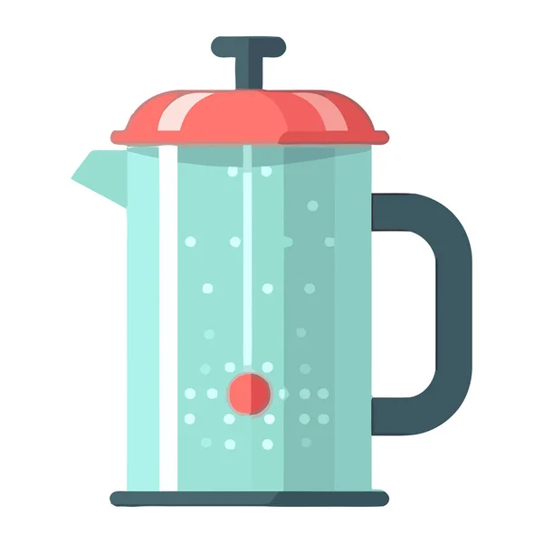Frische Gourmet Kaffeemaschine Ikone Isoliert — Stockvektor