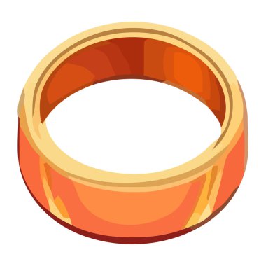 İzole edilmiş metal arkaplan simgesi üzerindeki alyans izole edildi