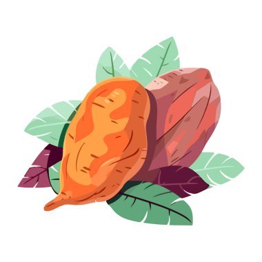 Taze patates ikonunun vektör çizimi izole