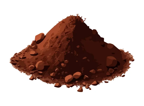 Изолированная Векторная Иллюстрация Иконы Шоколадного Порошка — стоковый вектор