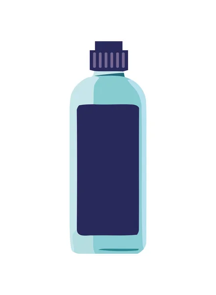 Ikona Modré Láhve Ikonou Medicíny Izolované — Stockový vektor