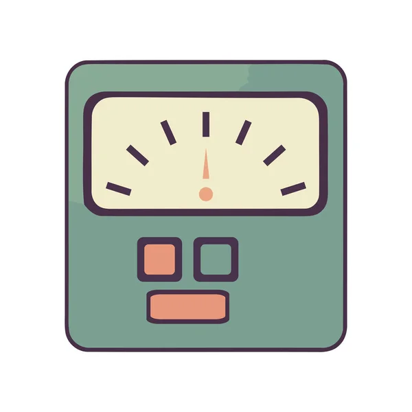 Speedometer Gauge Icon Measures Car Icon Isolated — Stock Vector