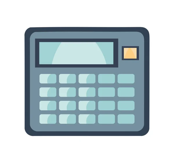 Návrh Ikon Finanční Kalkulačky Izolován — Stockový vektor