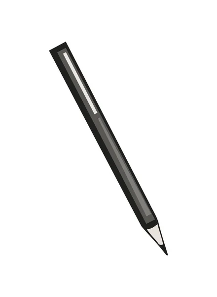 Scharfes Stahl Stift Symbol Isoliert — Stockvektor