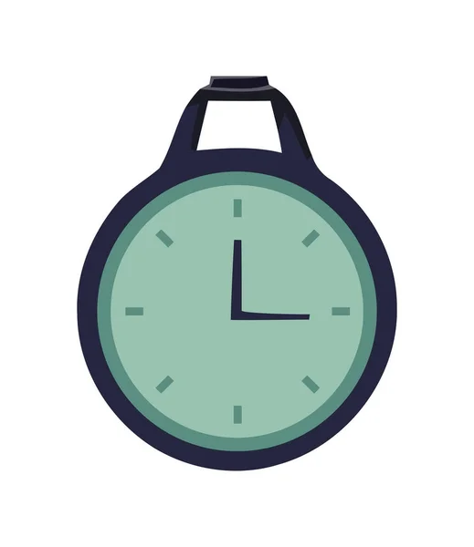 Relógio Cronômetro Ícone Estilo Redondo Isolado —  Vetores de Stock