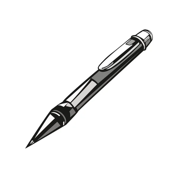 Антикварний Фонтан Ручка Значок Ізольовані — стоковий вектор