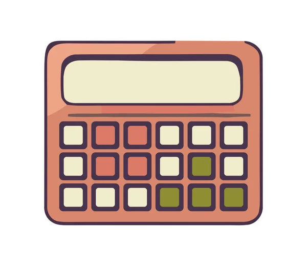 Значок Финансового Калькулятора Расчета Изолированных Инвестиций — стоковый вектор