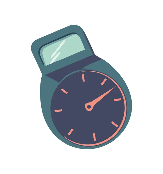 Countdown Symbol Auf Dem Zifferblatt Uhrzeit Symbol Isoliert — Stockvektor