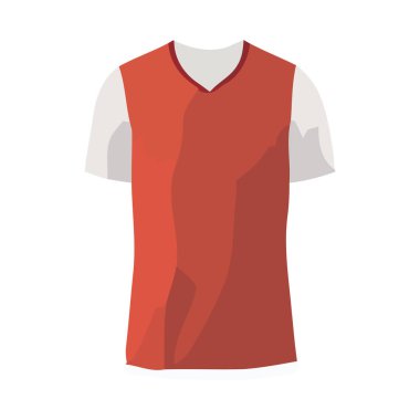 Modern tasarım ikonunda şık erkek gömleği izole edilmiş.