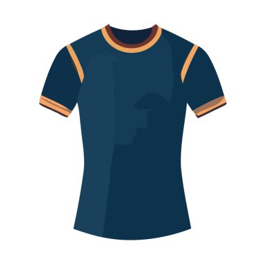 Modern moda gömlek ikonu izole tasarım