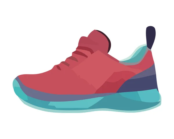 Икона Спортивной Обуви Символизирует Современный Спортивный Образ Жизни — стоковый вектор
