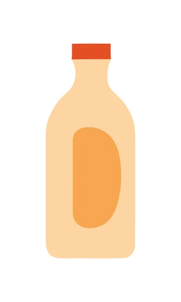 Φρεσκάδα Ένα Μπουκάλι Ένα Εικονίδιο Διανυσματικής Απεικόνισης Απομονωμένο — Διανυσματικό Αρχείο