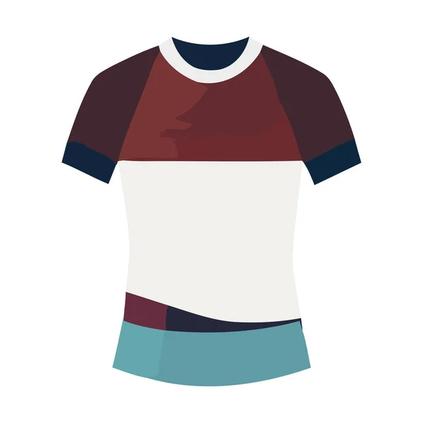 ファッションデザインは 現代の男性のシャツのアイコンを象徴孤立 — ストックベクタ