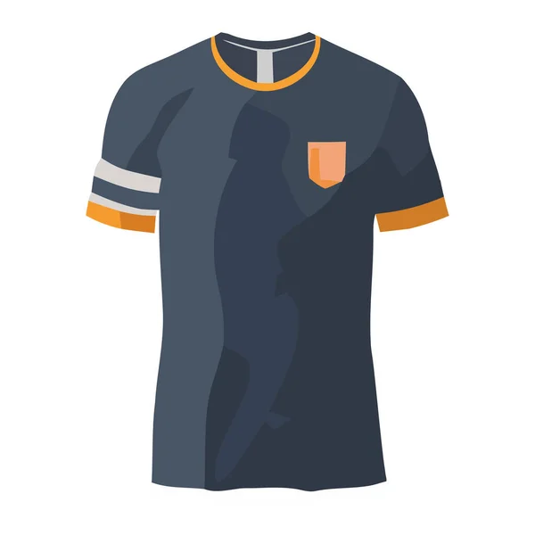 Nowoczesny Design Męska Koszula Sportowa Ikona Izolowane — Wektor stockowy